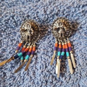 Sterling silver Native American Earrings